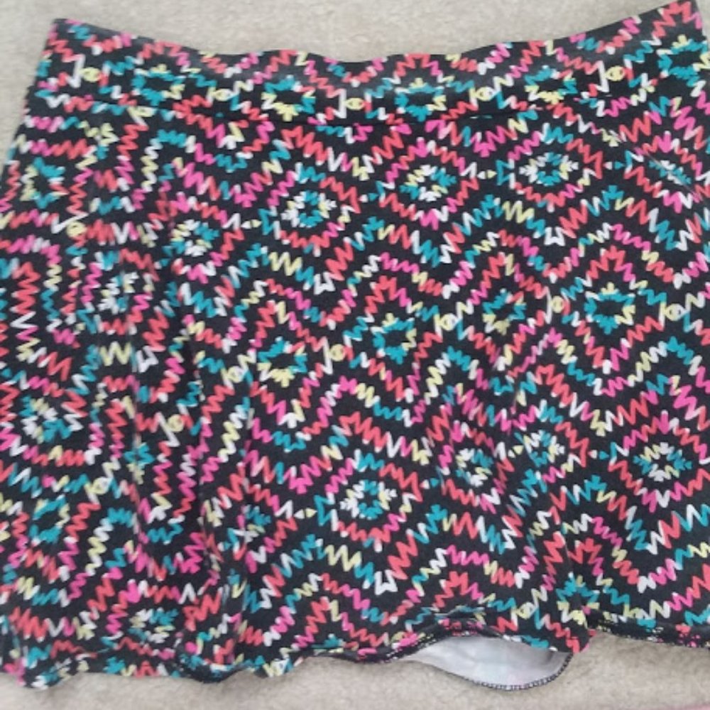 Girls Patterned Skirt
